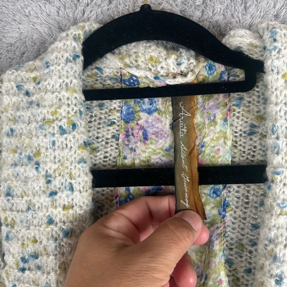 Aratta Silent Journey Open Front Long Sleeve Lace Cardigan Women’s, Size M - Picture 8 of 15